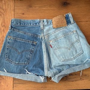 Levi 501 Vintage Style Modified Shorts *see desc*
